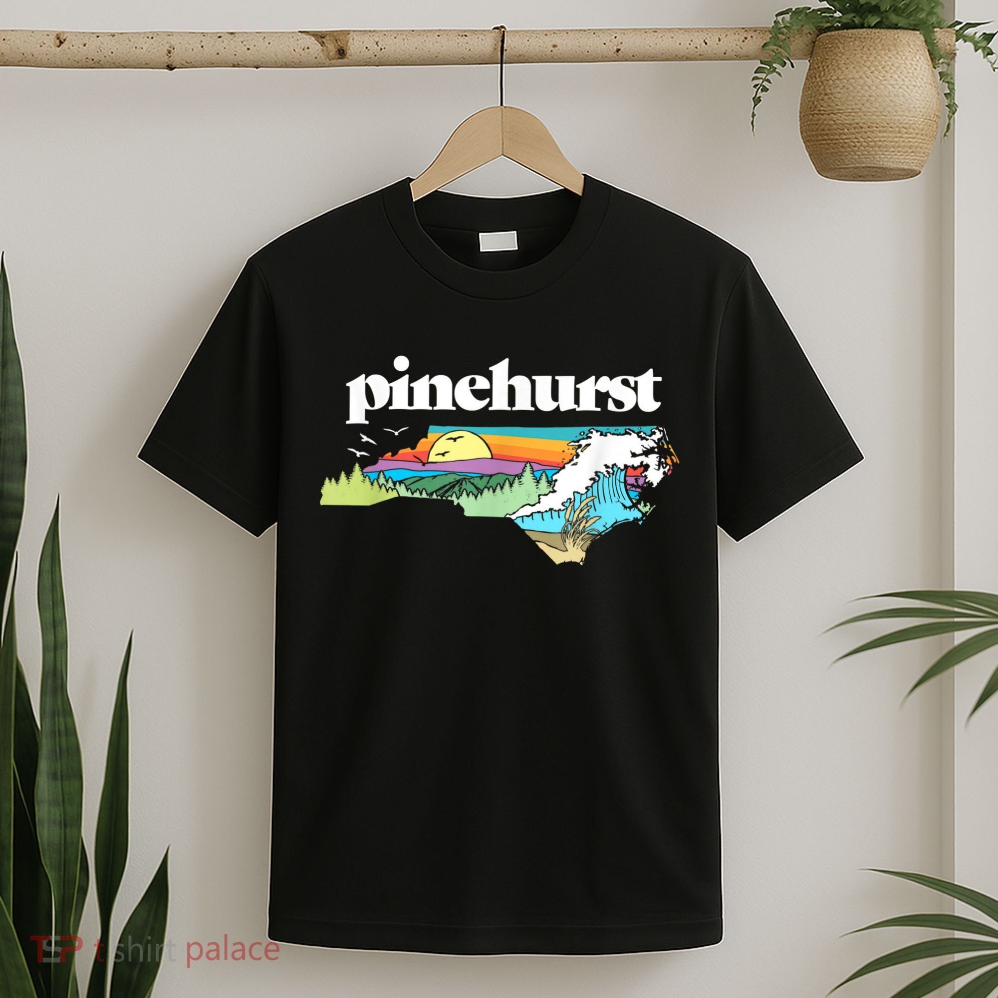 Pinehurst North Carolina Outdoors Retro Nature T-Shirt