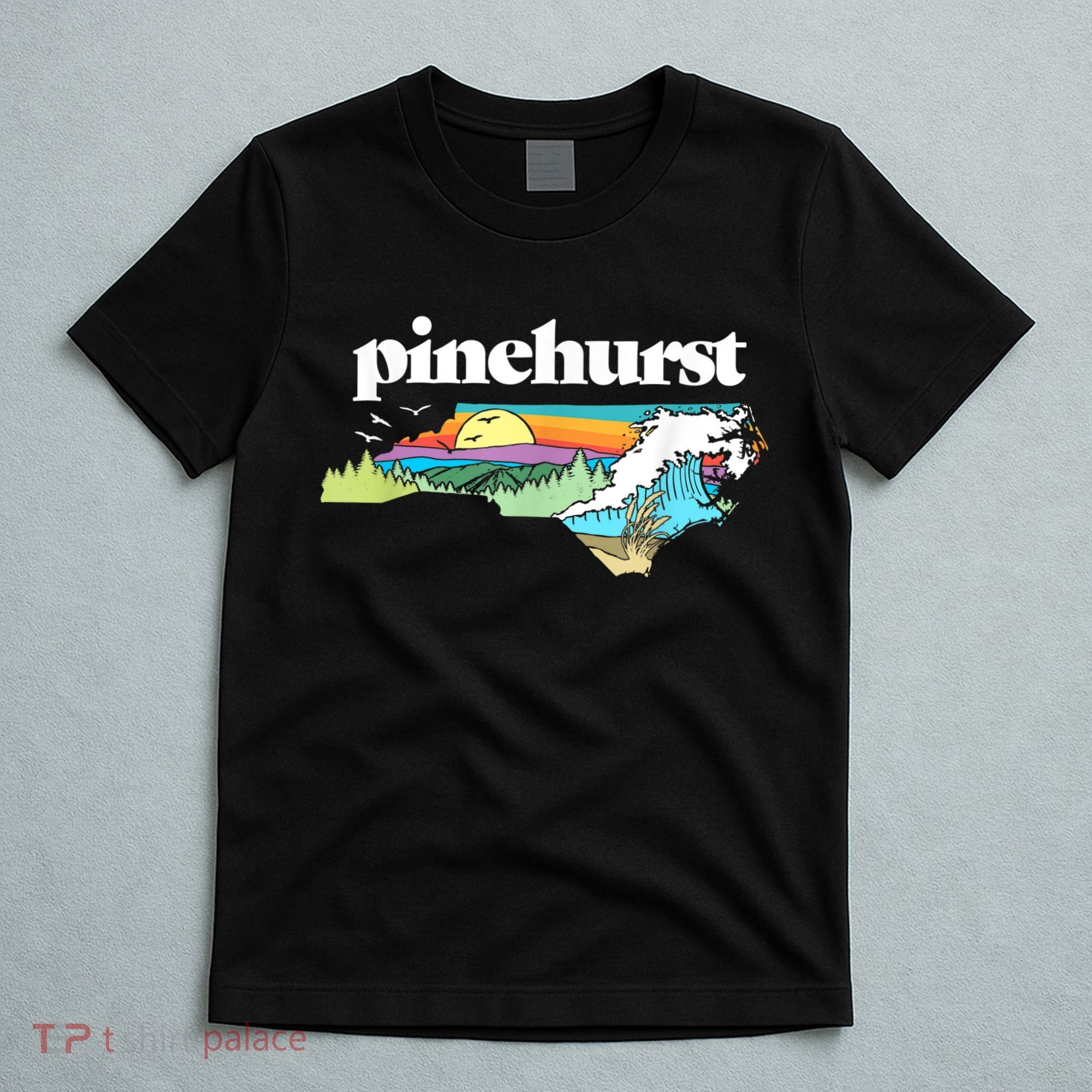 Pinehurst North Carolina Outdoors Retro Nature T-Shirt