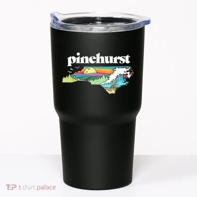 Pinehurst North Carolina Outdoors Retro Nature Tumbler
