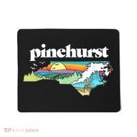 Pinehurst North Carolina Outdoors Retro Nature Mousepad thumb 0