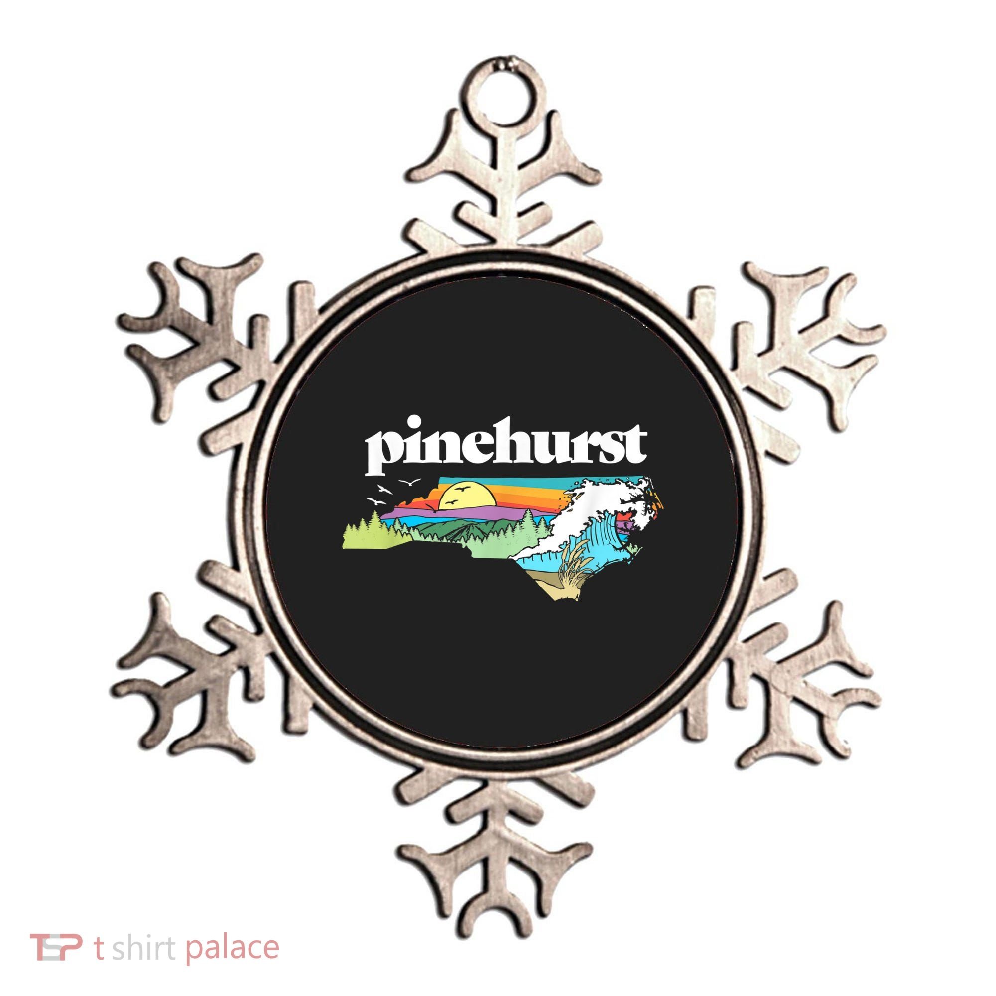 Pinehurst North Carolina Outdoors Retro Nature Ornament