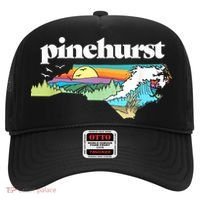 Pinehurst North Carolina Outdoors Retro Nature Hat thumb 0