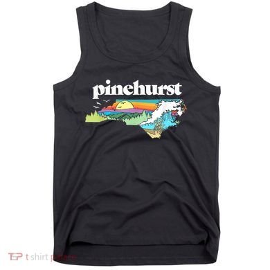 Pinehurst North Carolina Outdoors Retro Nature Tank Top