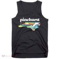Pinehurst North Carolina Outdoors Retro Nature Tank Top thumb 0