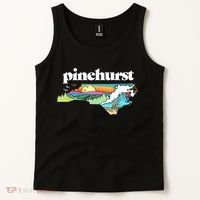 Pinehurst North Carolina Outdoors Retro Nature Tank Top thumb 2
