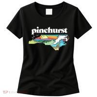 Pinehurst North Carolina Outdoors Retro Nature Women's T-Shirt thumb 0