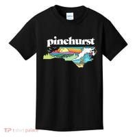 Pinehurst North Carolina Outdoors Retro Nature Kids T-Shirt thumb 0