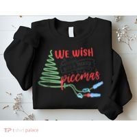PICC Nurse Christmas Vascular Access ICU Rn Infusion Nurse Sweatshirt thumb 2