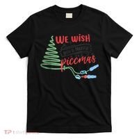 PICC Nurse Christmas Vascular Access ICU Rn Infusion Nurse T-Shirt thumb 0