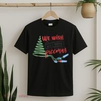 PICC Nurse Christmas Vascular Access ICU Rn Infusion Nurse T-Shirt thumb 2