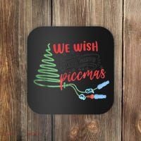 PICC Nurse Christmas Vascular Access ICU Rn Infusion Nurse Coaster thumb 0