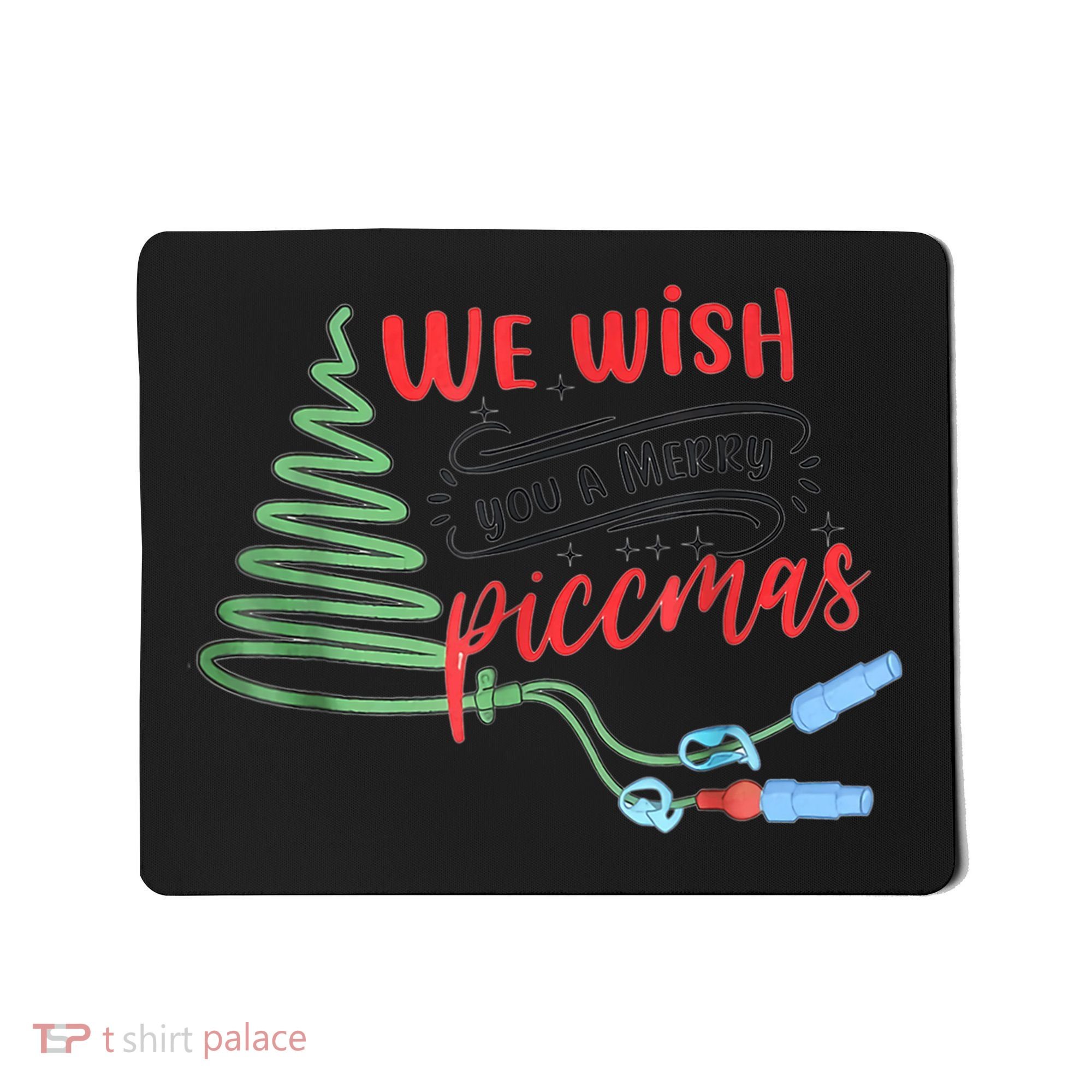 PICC Nurse Christmas Vascular Access ICU Rn Infusion Nurse Mousepad