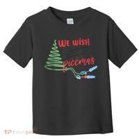 PICC Nurse Christmas Vascular Access ICU Rn Infusion Nurse Toddler T-Shirt thumb 0