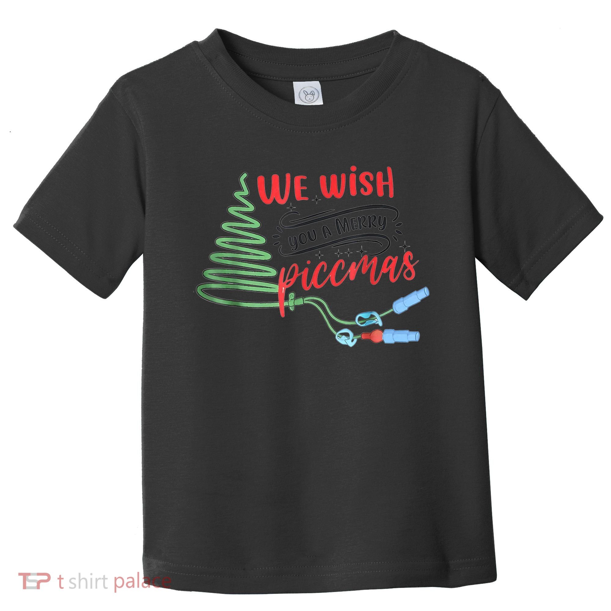 PICC Nurse Christmas Vascular Access ICU Rn Infusion Nurse Toddler T-Shirt