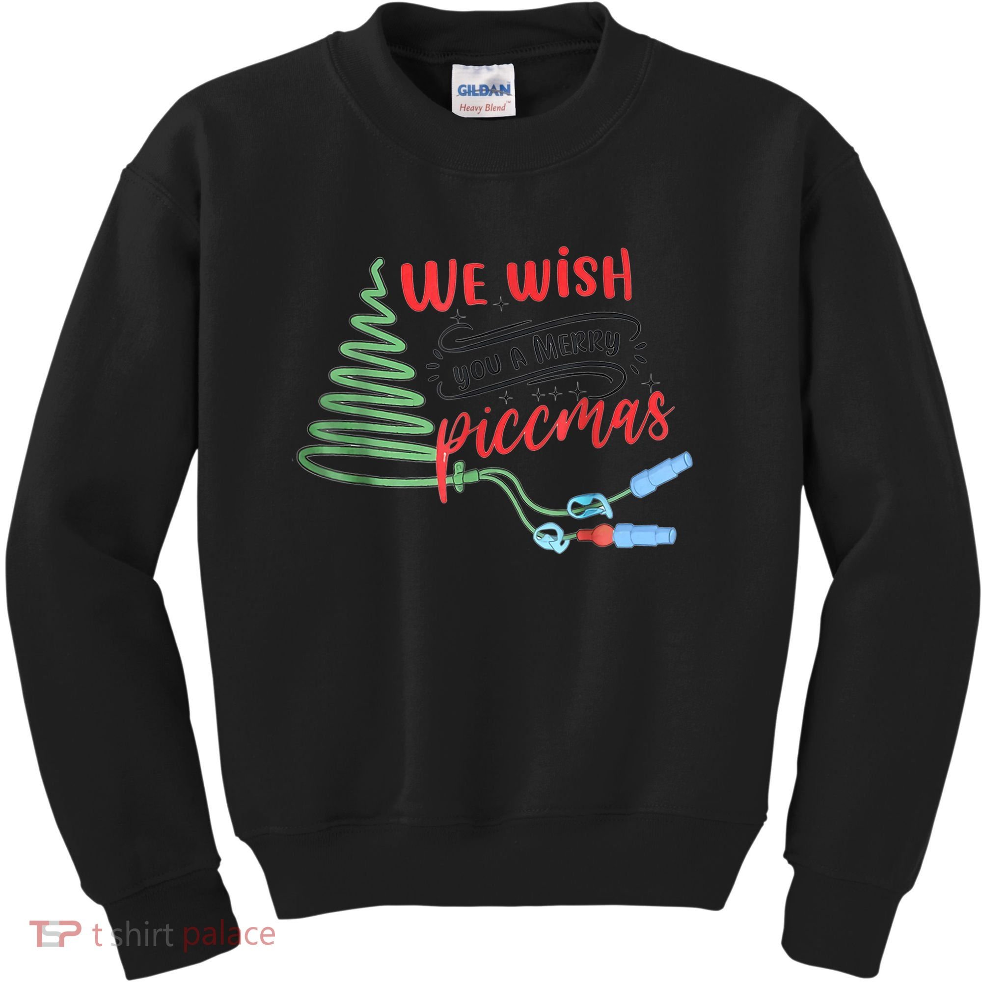 PICC Nurse Christmas Vascular Access ICU Rn Infusion Nurse Kids Sweatshirt