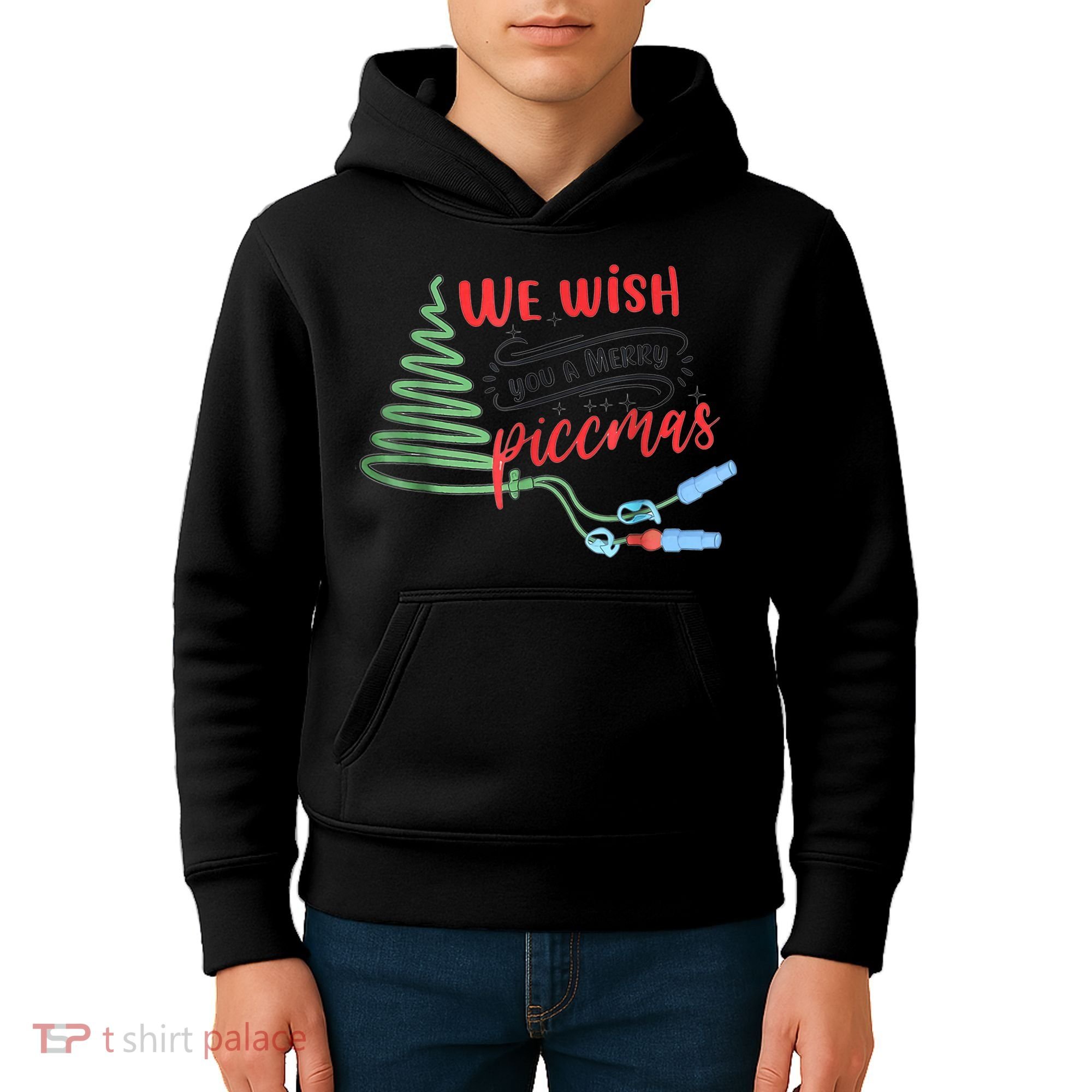 PICC Nurse Christmas Vascular Access ICU Rn Infusion Nurse Kids Hoodie