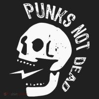 Punks Not Dead Skull Women's Sweatshirt thumb 2