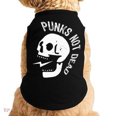 Punks Not Dead Skull Doggie Tank