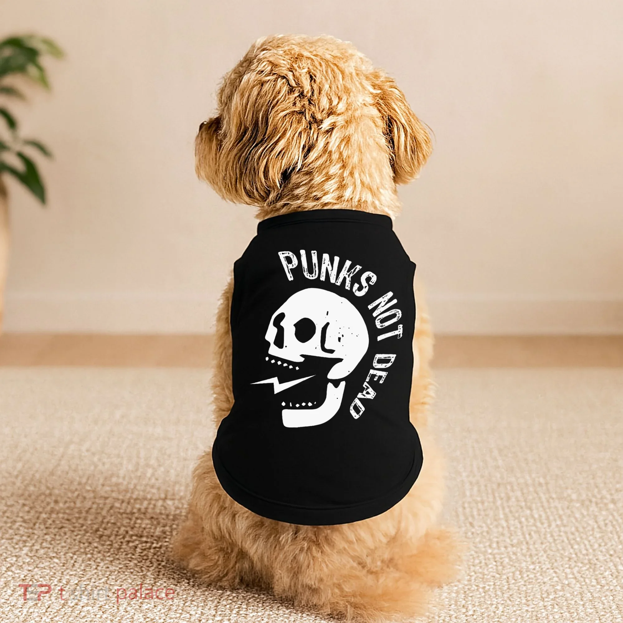 Punks Not Dead Skull Doggie Tank
