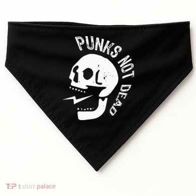 Punks Not Dead Skull USA-Made Doggie Bandana