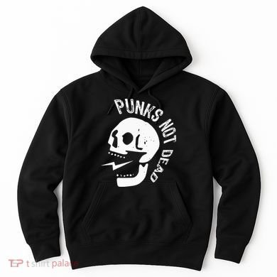 Punks Not Dead Skull Hoodie