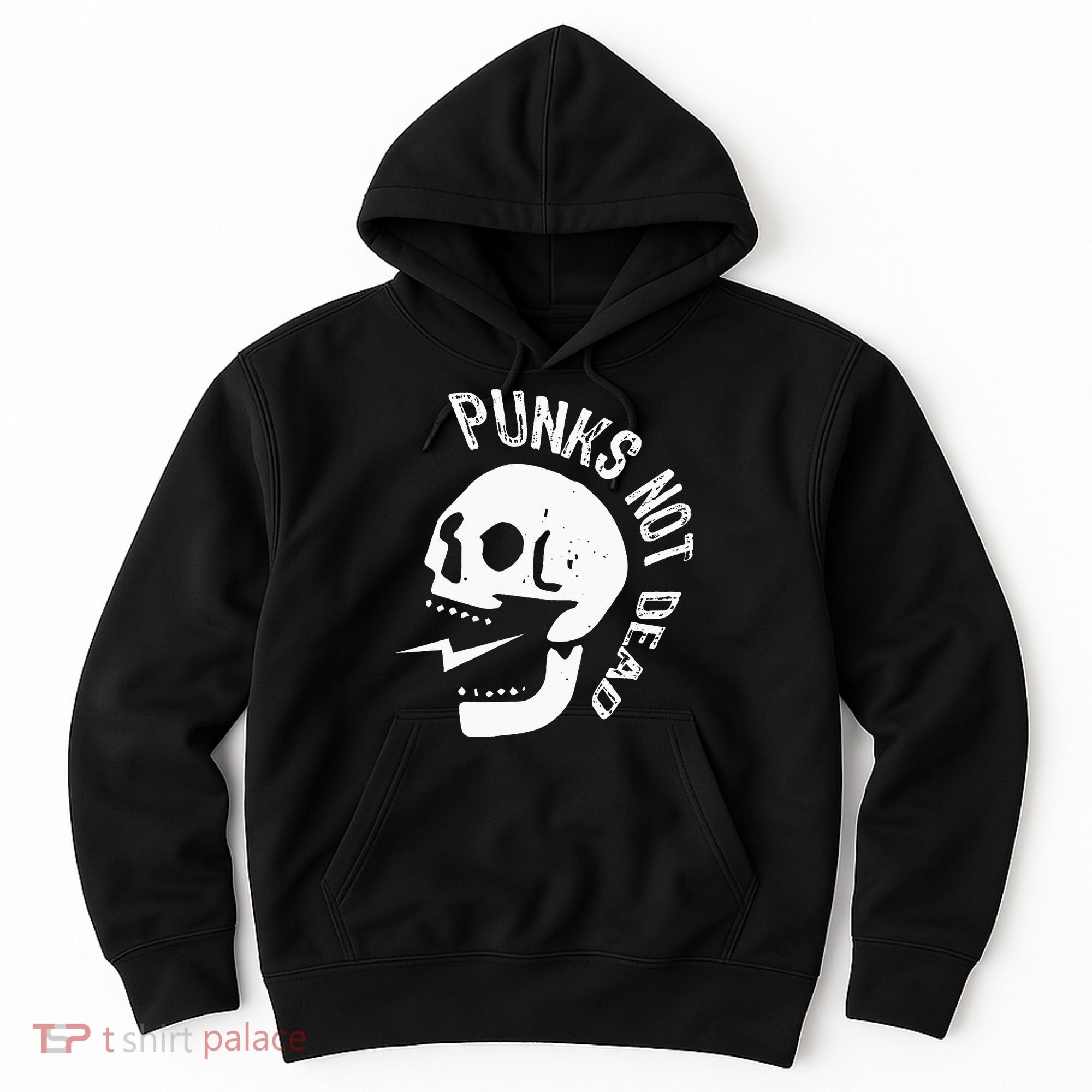 Punks Not Dead Skull Hoodie