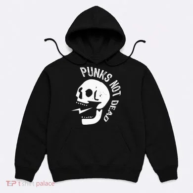 Punks Not Dead Skull Hoodie