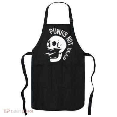 Punks Not Dead Skull Apron