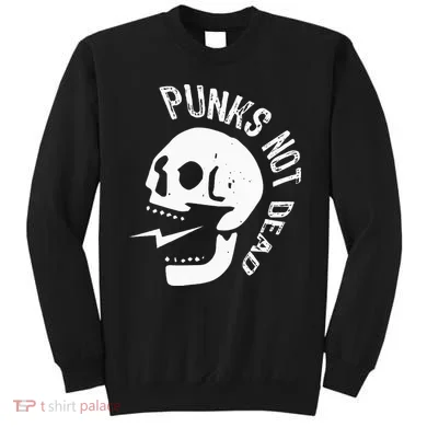 Punks Not Dead Skull Sweatshirt