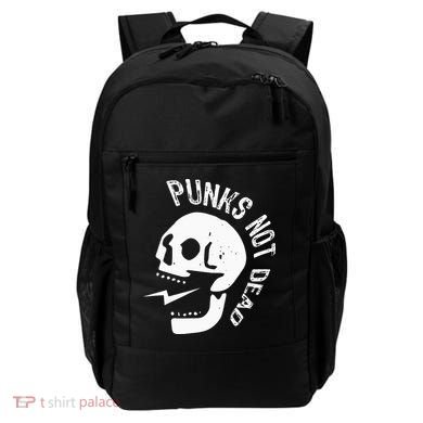Punks Not Dead Skull Backpack