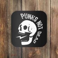 Punks Not Dead Skull Coaster thumb 0