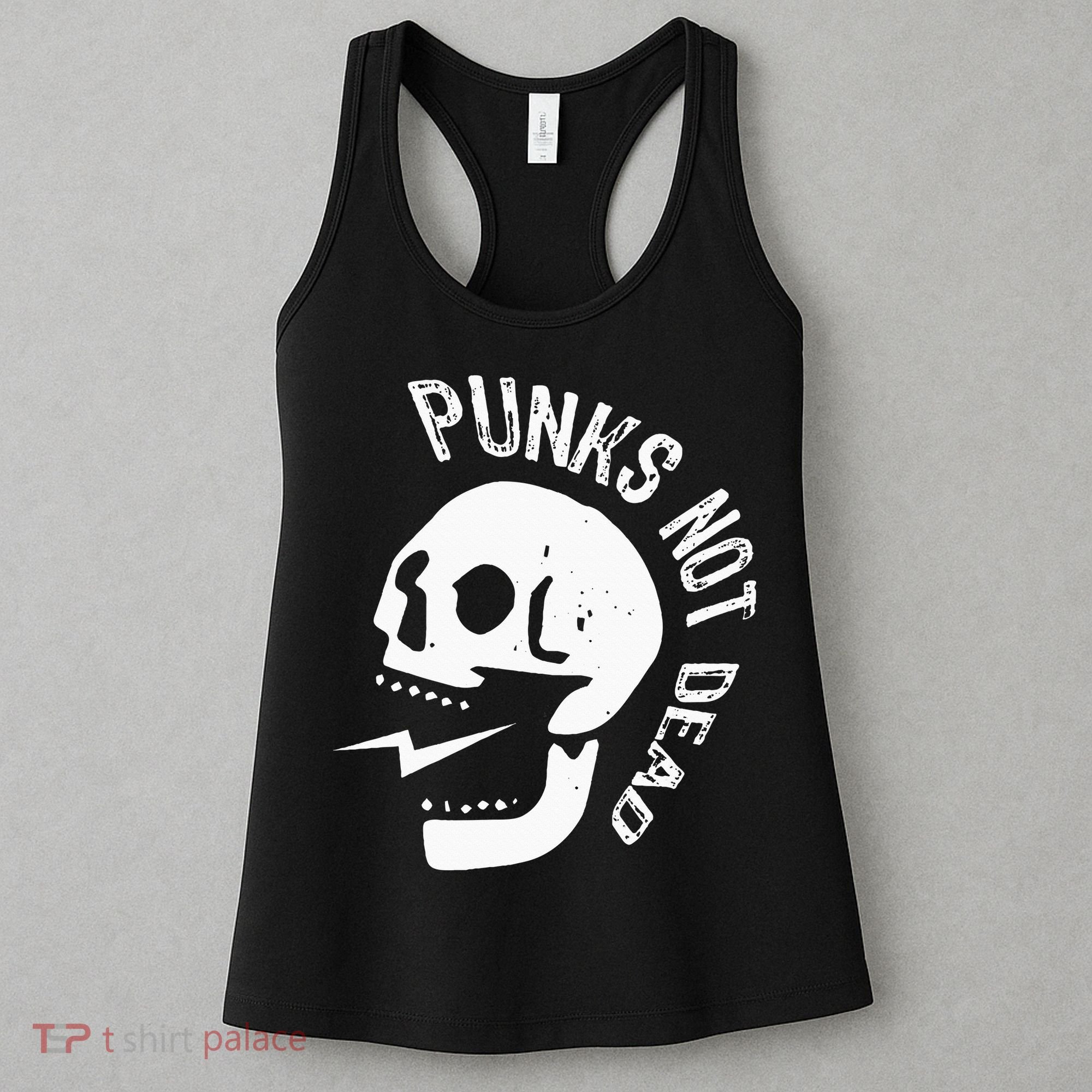 Punks Not Dead Skull Women's Tank Top