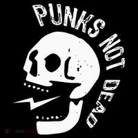 Punks Not Dead Skull Women's Tank Top thumb 5