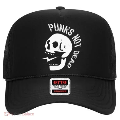 Punks Not Dead Skull Hat