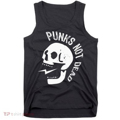 Punks Not Dead Skull Tank Top