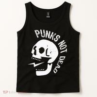 Punks Not Dead Skull Tank Top thumb 2