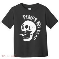 Punks Not Dead Skull Toddler T-Shirt thumb 0