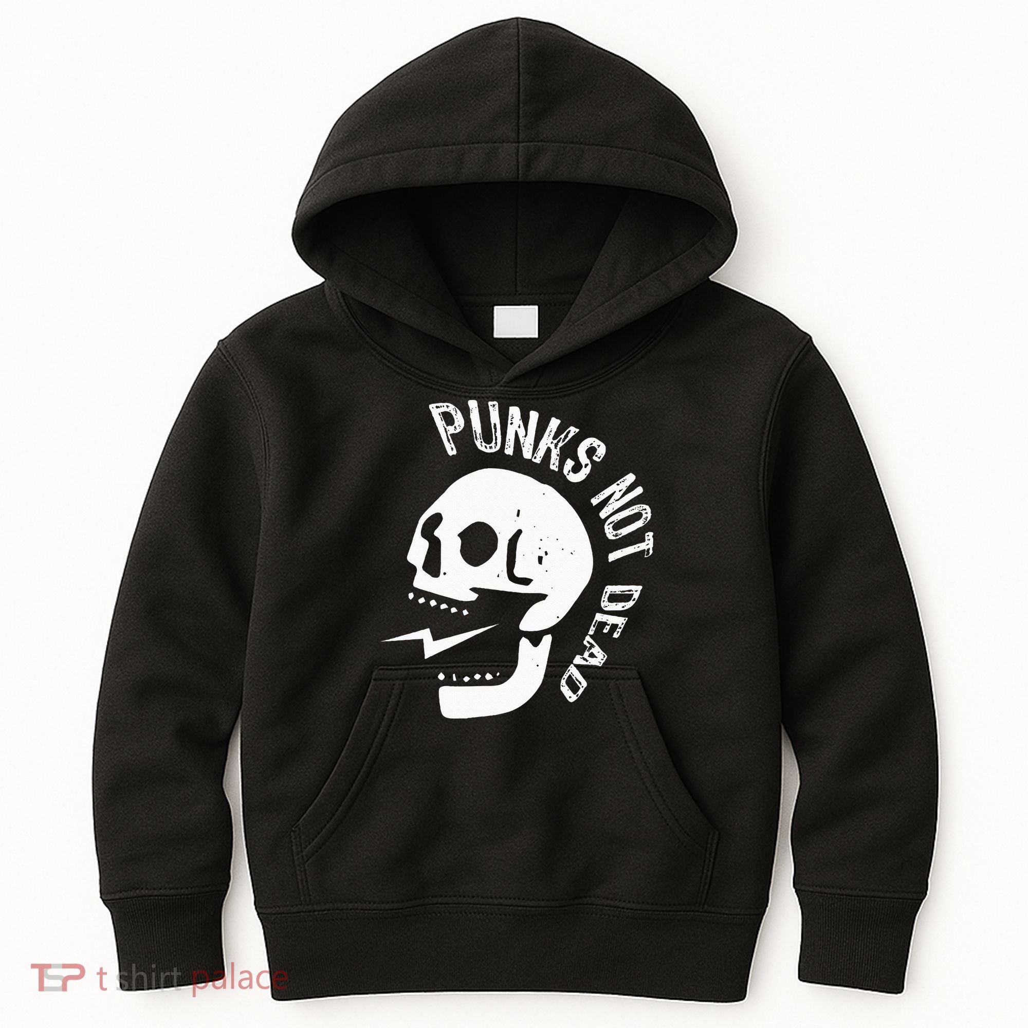Punks Not Dead Skull Kids Hoodie