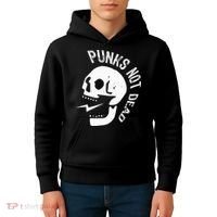 Punks Not Dead Skull Kids Hoodie thumb 4