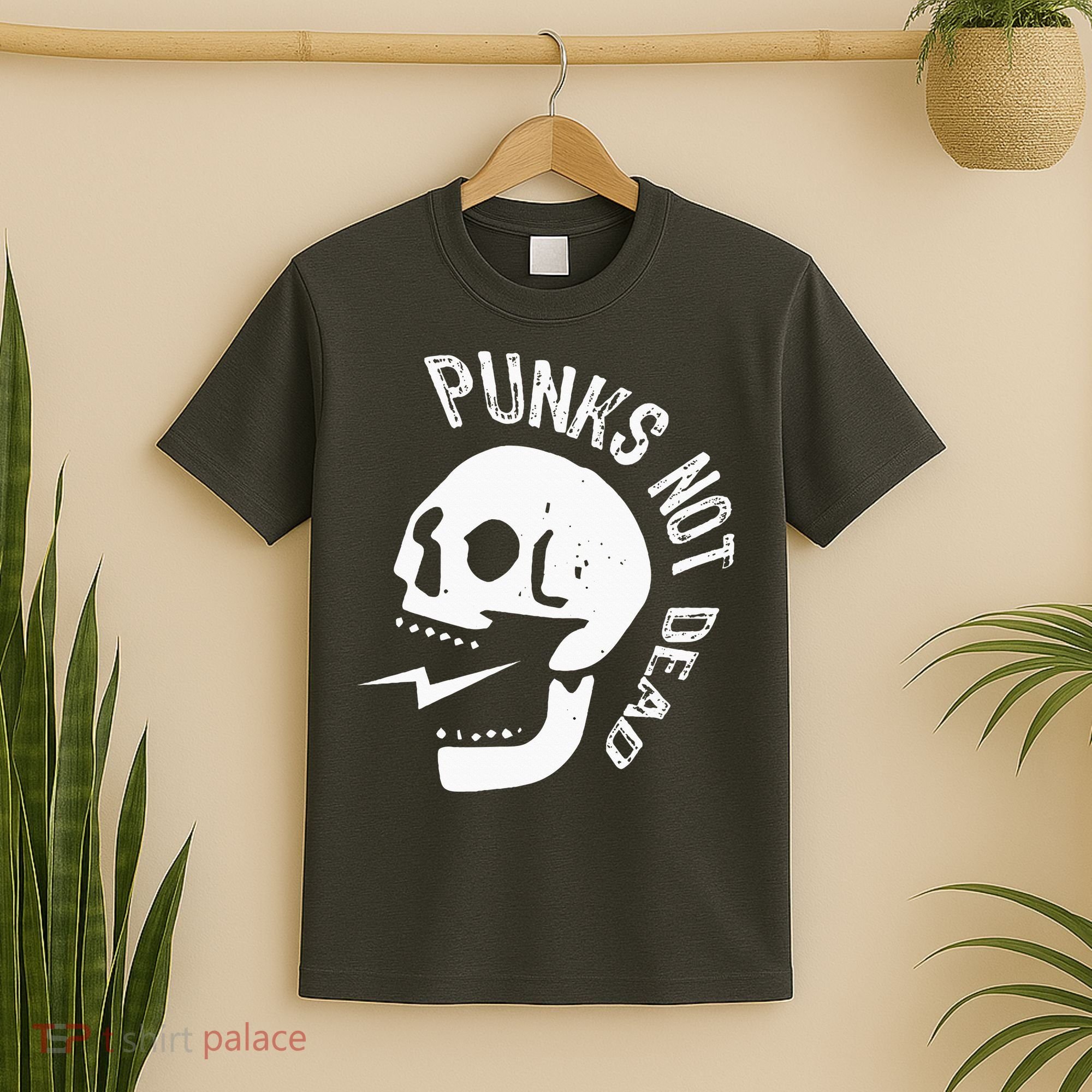Punks Not Dead Skull T-Shirt
