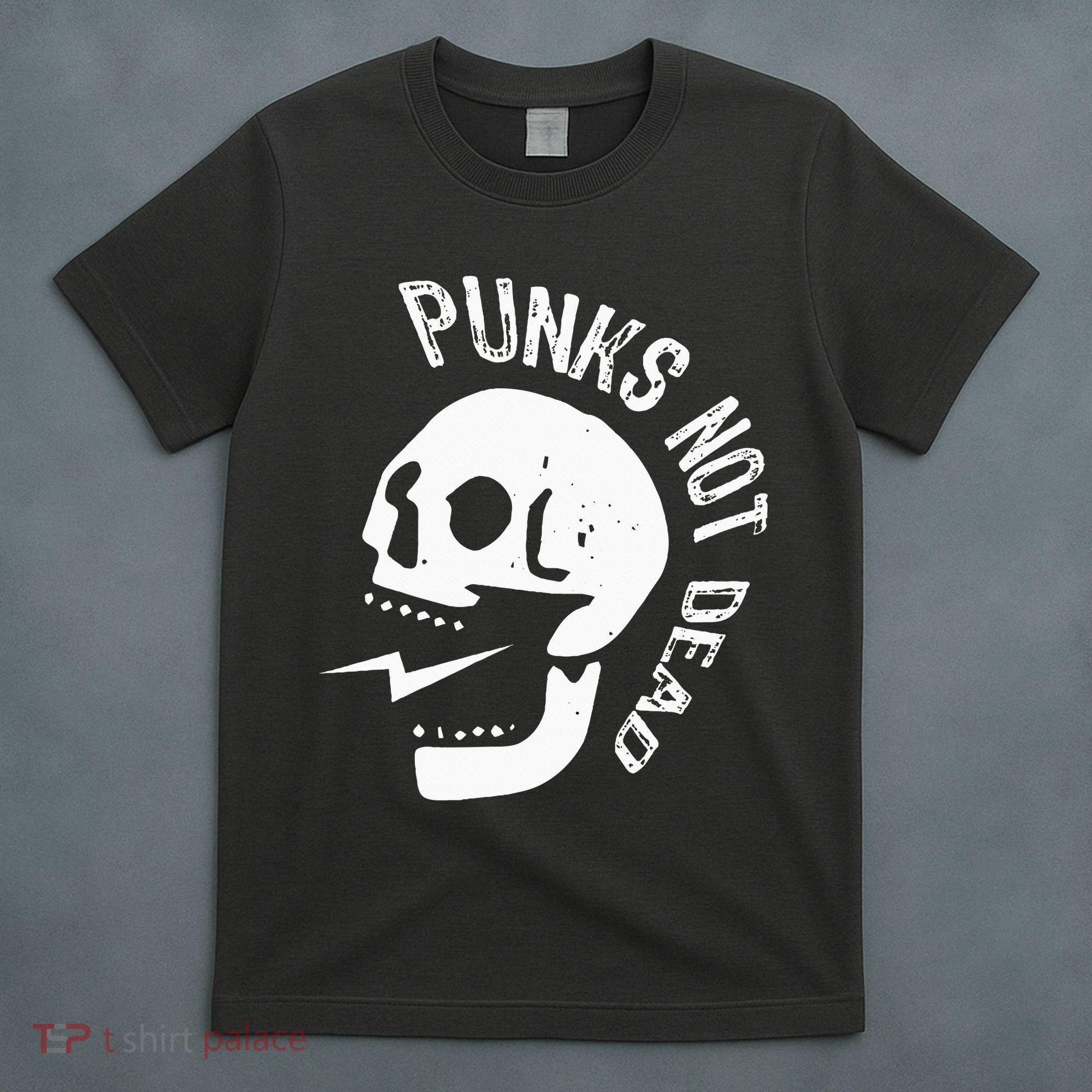Punks Not Dead Skull T-Shirt