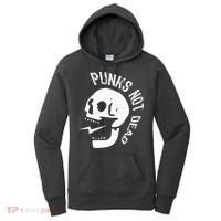 Punks Not Dead Skull Women's Hoodie thumb 0