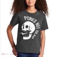 Punks Not Dead Skull Kids T-Shirt thumb 2