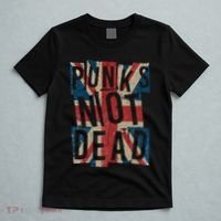 Punks Not Dead Vintage Uk London Flag Punk Is Not Dead T-Shirt thumb 5