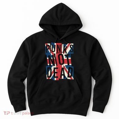 Punks Not Dead British Flag Britain England Hoodie