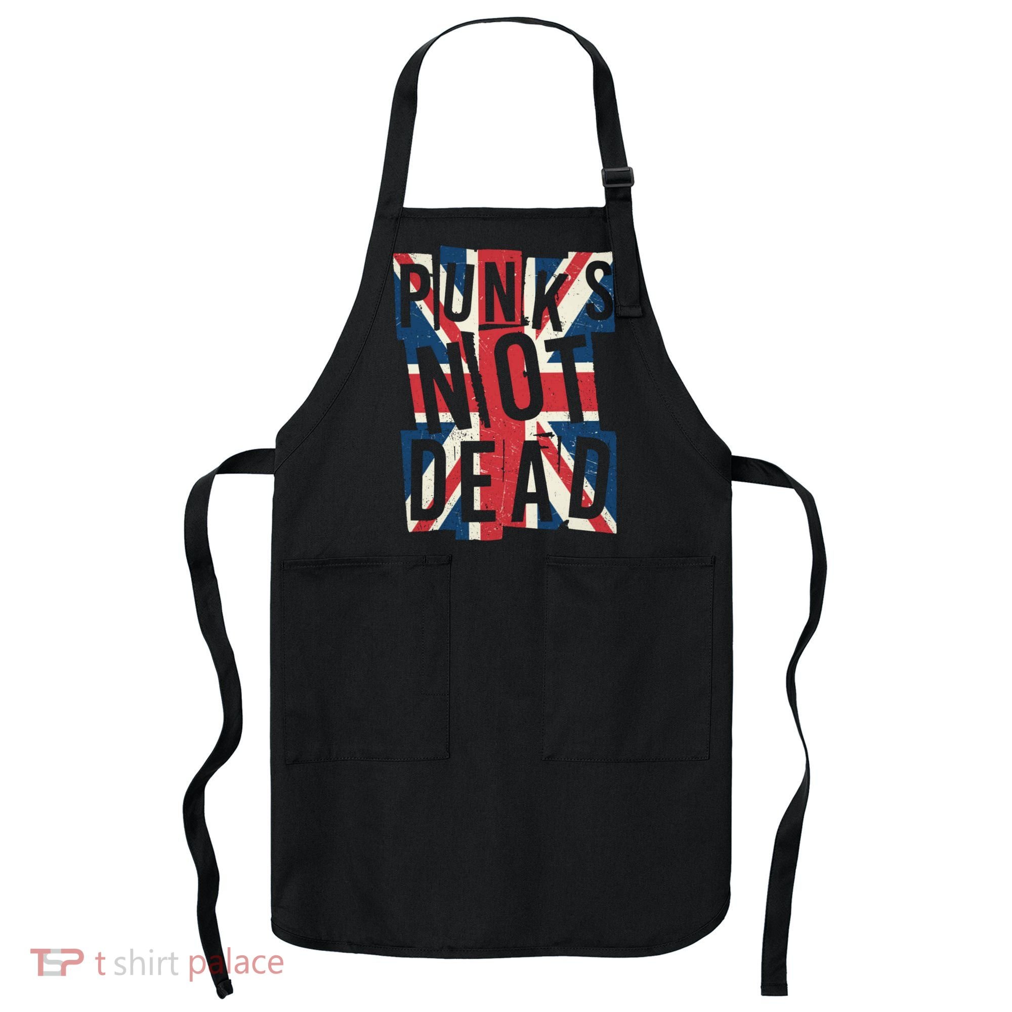 Punks Not Dead British Flag Britain England Apron