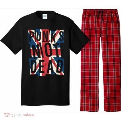 Punks Not Dead British Flag Britain England Pajama Set