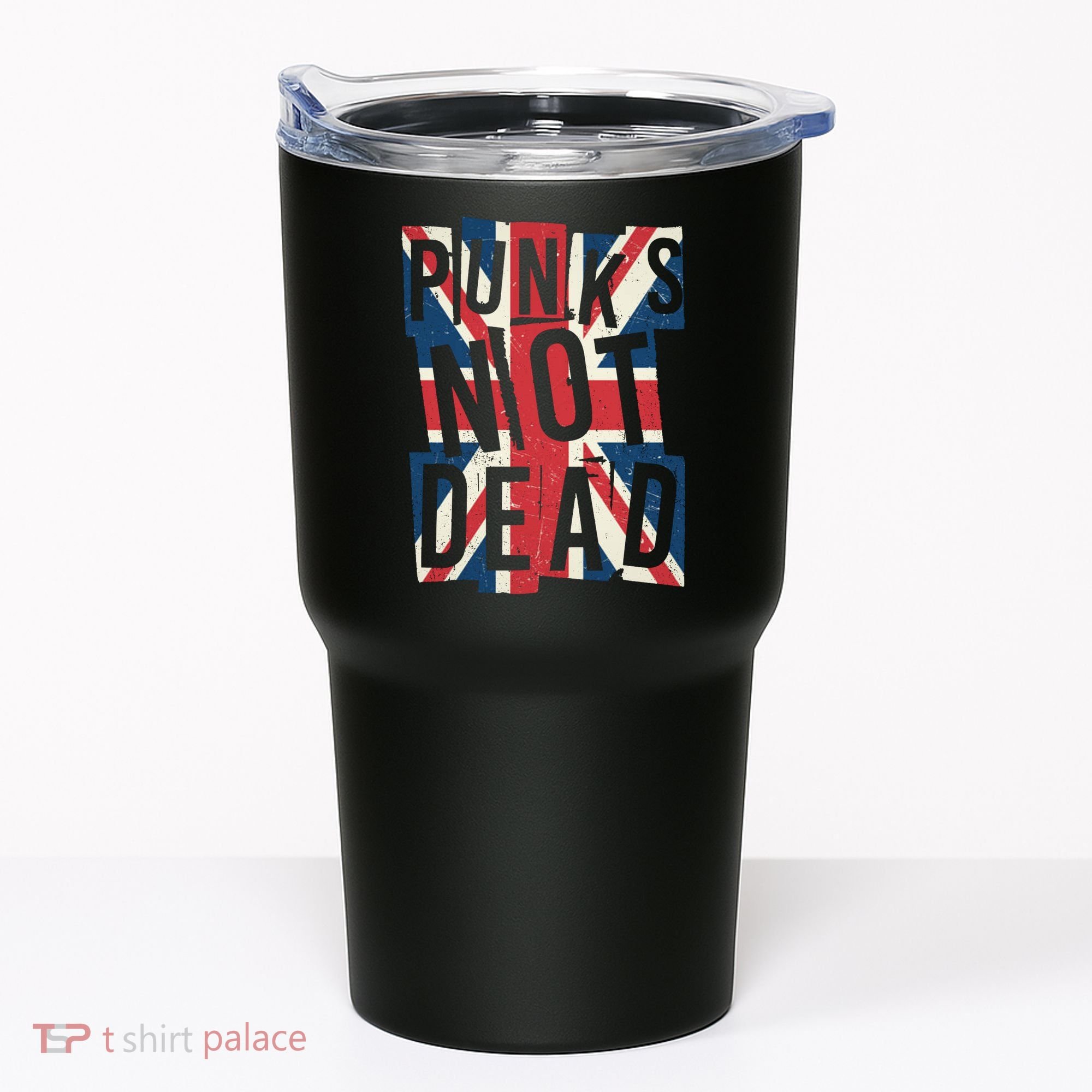 Punks Not Dead British Flag Britain England Tumbler