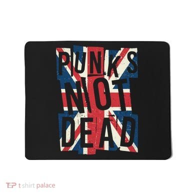 Punks Not Dead British Flag Britain England Mousepad