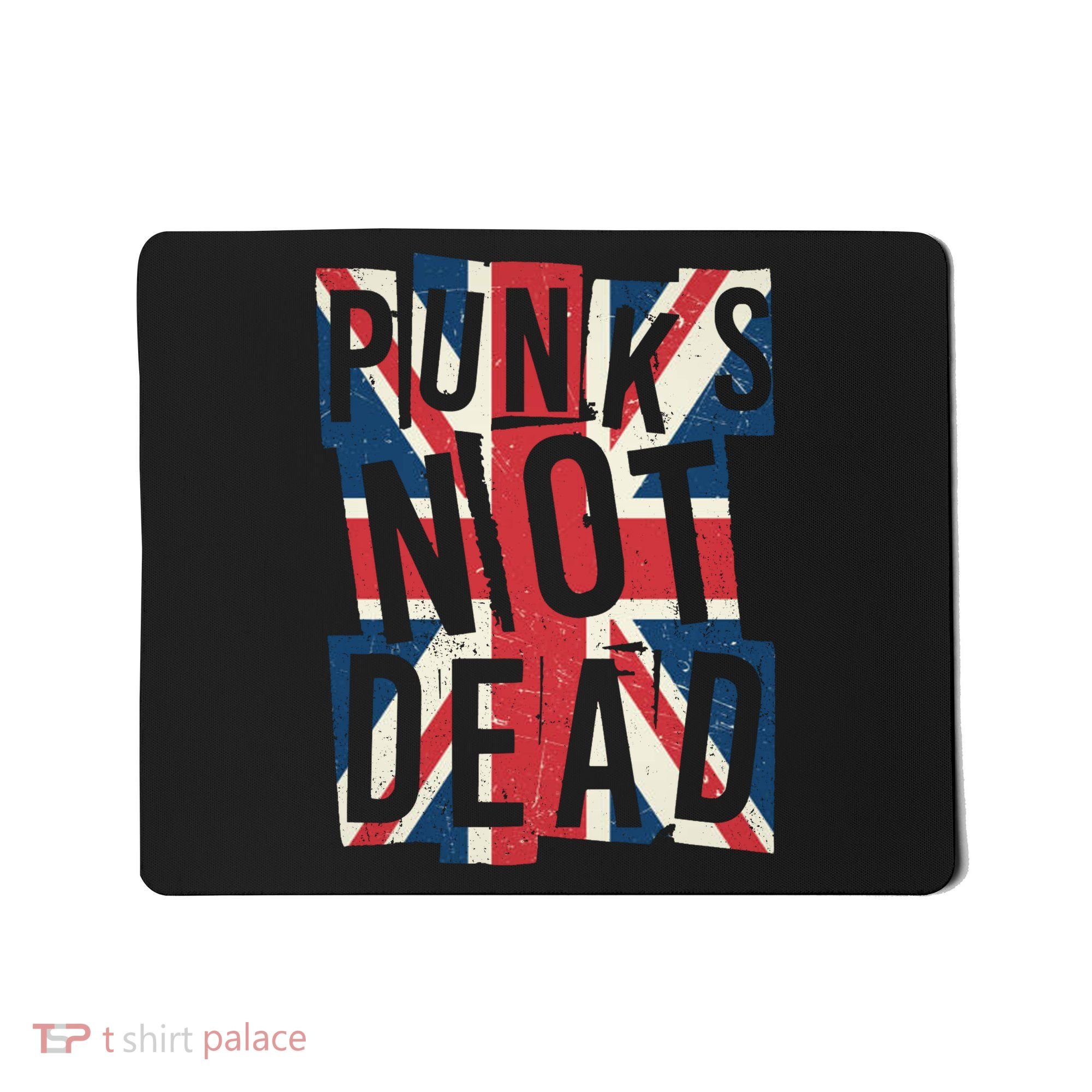 Punks Not Dead British Flag Britain England Mousepad